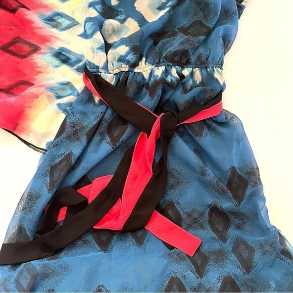 Twenty-Six Women’s Cold Shoulder Belted Maxi Dress Size 3 - Picture 7 of 9